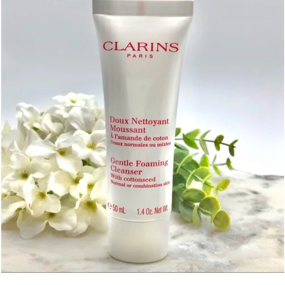 CLARINS FOAMING CLEANSER WITH COTTONSEED SIZE 1.4oz - Picture 4 of 4